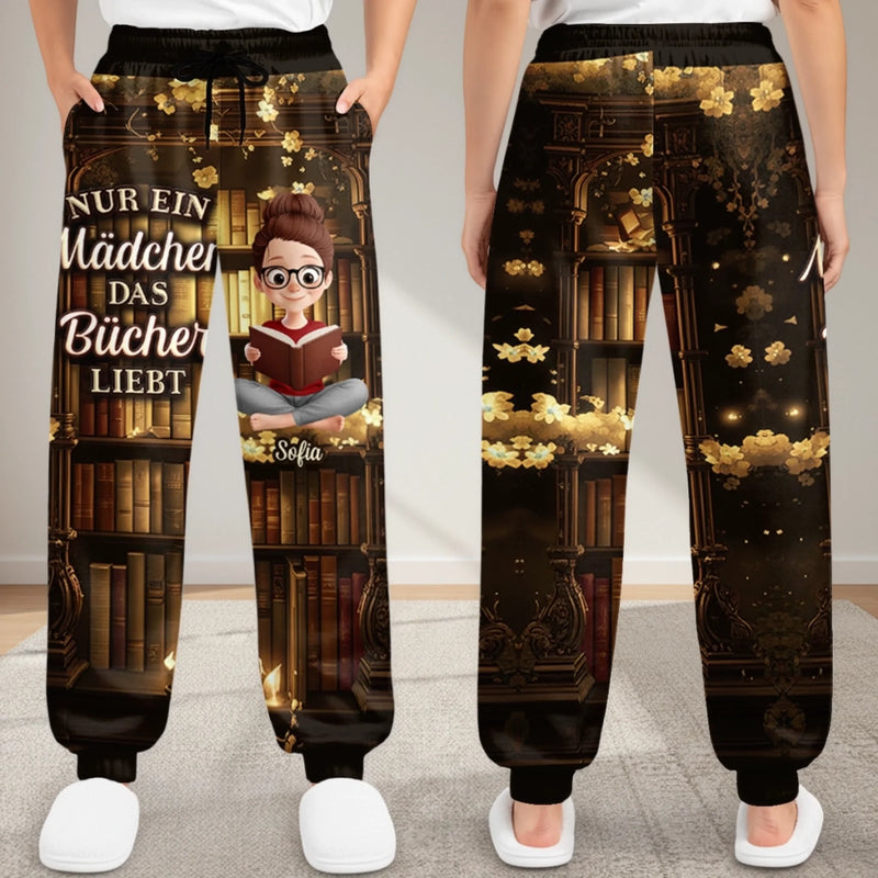 Personalisierte Unisex-sweatpants - Geschenke Für Buchliebhaber, Bücherwürmer, Leser - Verloren In Seiten, Gefunden In Der Geschichte