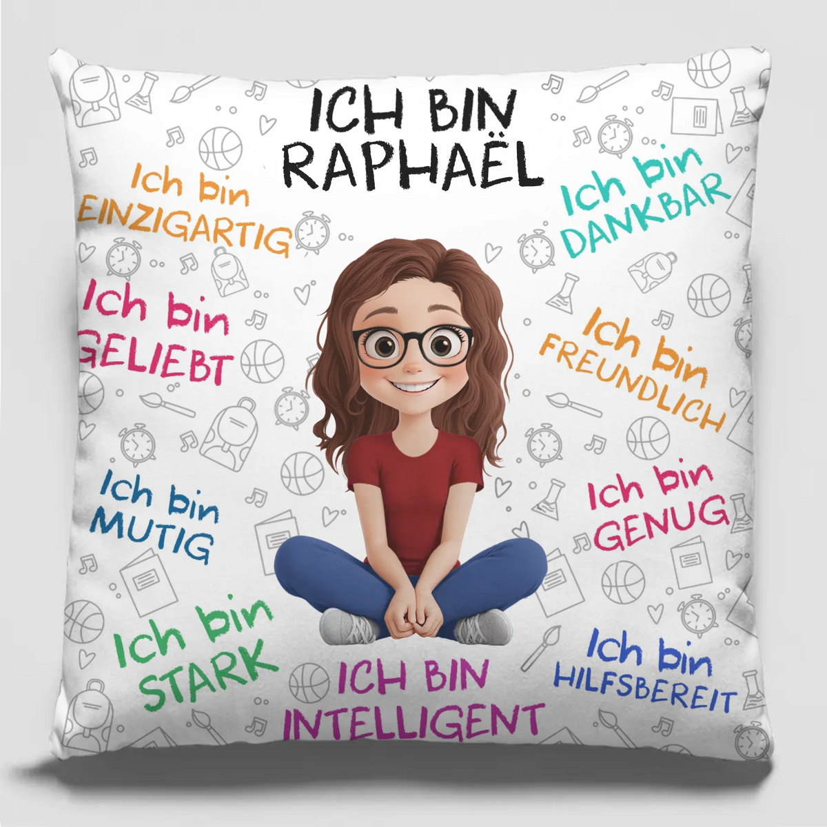 Personalisiertes Taschenkissen - Geschenke Für Buchliebhaber, Bücherwürmer, Leser - Lesen Ist Meine Art, Mit Offenen Augen Zu Träumen