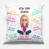 Personalisiertes Taschenkissen - Geschenke Für Buchliebhaber, Bücherwürmer, Leser - Lesen Ist Meine Art, Mit Offenen Augen Zu Träumen
