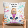 Personalisiertes Taschenkissen - Geschenke Für Buchliebhaber, Bücherwürmer, Leser - Lesen Ist Meine Art, Mit Offenen Augen Zu Träumen