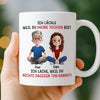 Benutzerdefinierte Tasse – Personalisierte Geburtstagsgeschenke Für Mama, Papa, Tochter – Immer Ihr Kleines Mädchen, Für Immer Meine Größte Liebe