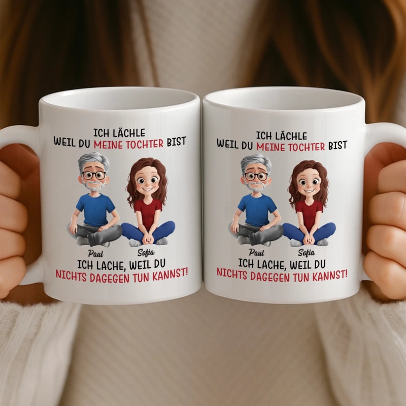 Benutzerdefinierte Tasse – Personalisierte Geburtstagsgeschenke Für Mama, Papa, Tochter – Immer Ihr Kleines Mädchen, Für Immer Meine Größte Liebe