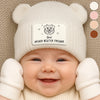 Individuelles Set Aus Babymütze Und Fäustlingen – Personalisierte Babyparty, Geschenke Zur Bekanntgabe Des Geschlechts Für Neue Mütter, Neue Väter, Neue Eltern, Hundepapas Und -mama – Ein Kleiner Funke Erleuchtet Unsere Welt