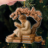 Personalisiertes Acrylornament – Weihnachtsgeschenke Für Buchliebhaber, Bücherwürmer, Leser – Gelassenheit Auf Jeder Seite
