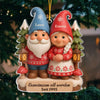 Personalisiertes Gnom-Acryl-Ornament – Jubiläums-, Weihnachts- & Hochzeitsgeschenke für Ehemann & Ehefrau – Unsere Erzählung Ist Für Immer Zauberhaft