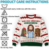 Benutzerdefiniertes Unisex Hässliches Sweatshirt - Weihnachtsgeschenke Für Buchliebhaber, Bücherwürmer, Leser - Der Weihnachtsmann Weiß, Dass Ich Lieber Lesen Würde