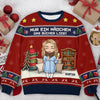 Benutzerdefiniertes Unisex Hässliches Sweatshirt – Weihnachtsgeschenke für Buchliebhaber, Bibliotheksratten, Leser – Alles, Was Ich Will, Sind Bücher