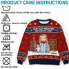 Benutzerdefiniertes Unisex Hässliches Sweatshirt – Weihnachtsgeschenke für Buchliebhaber, Bibliotheksratten, Leser – Alles, Was Ich Will, Sind Bücher