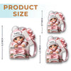 Individuelle Acryl-ornamente – Individuelle Babyparty-geschenke, Geschenke Zur Bekanntgabe Des Geschlechts Für Frischgebackene Mütter, Frischgebackene Väter, Frischgebackene Eltern – Kleine Wonneproppen, Eingehüllt In Weihnachtszauber