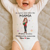 Personalisierter Langarm-baby-onesie Zum Ersten Weihnachten – Personalisierte Weihnachts-babyparty, Geschenke Zur Enthüllung Des Geschlechts Für Neue Mütter, Neue Väter, Neue Eltern – Kleine Hände, große Liebe