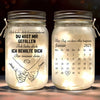 Individuelles Mason Jar Licht - Personalisierte Hochzeitsgeschenke Zum Jahrestag Für Mann Und Frau, Sie Und Ihn - Liebe, Abgefüllt Und Leuchtend
