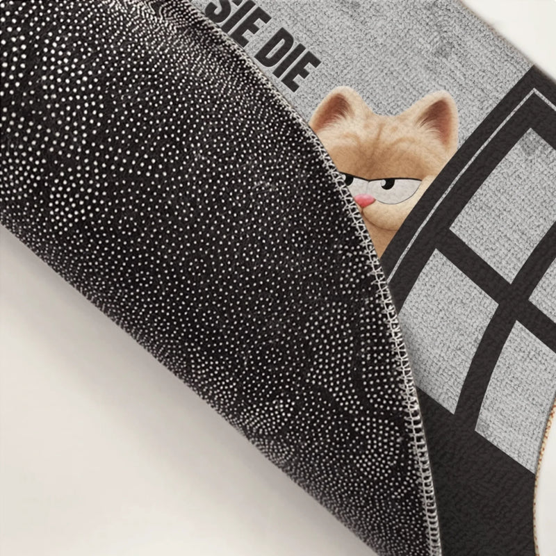 Individuelle Dekomatte Für Zuhause – Personalisierte Geburtstagsgeschenke Für Katzenliebhaber, Katzenmama Und -papa – Heimat der Katze