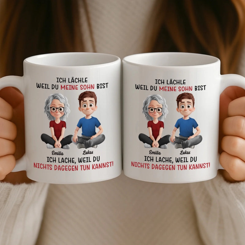 Personalisierte Tasse – Personalisierte Geburtstagsgeschenke Für Mama, Papa, Sohn – Mit Liebe Zu Hause Gebraut