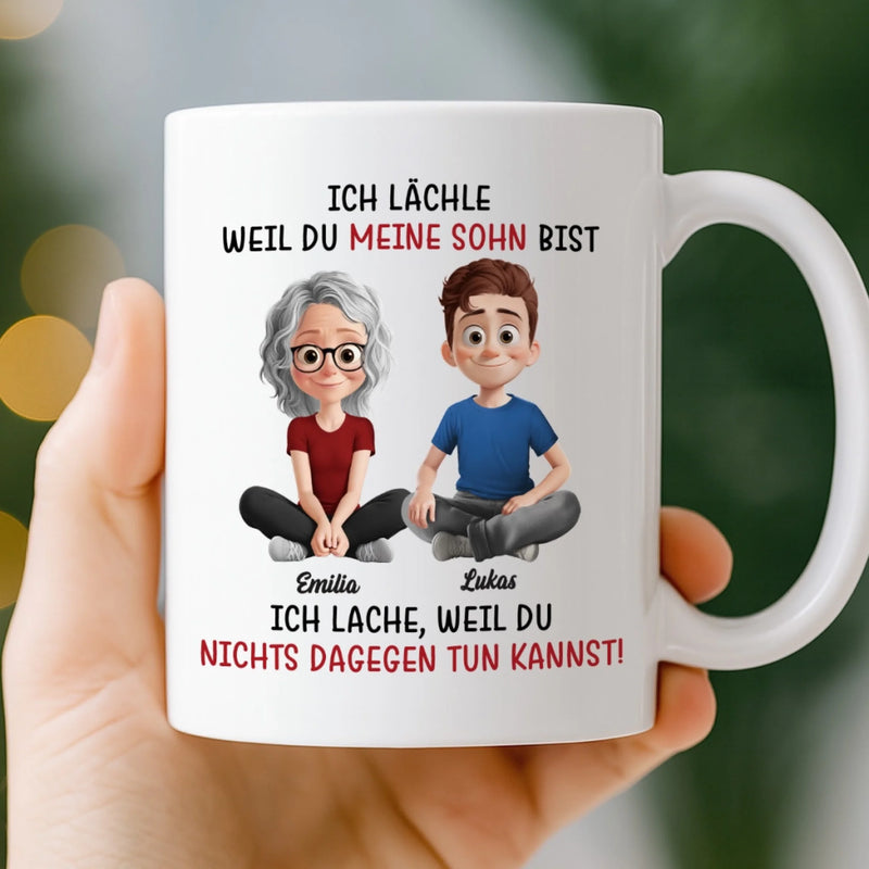 Personalisierte Tasse – Personalisierte Geburtstagsgeschenke Für Mama, Papa, Sohn – Mit Liebe Zu Hause Gebraut