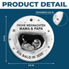 Personalisiertes Foto-keramik-ornament – Personalisierte Weihnachts-babyparty, Geschenke Zur Geschlechtsenthüllung Für Neue Mütter, Neue Väter, Neue Eltern – Eine Kleine Elfe Kommt Bald