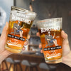 Personalisiertes Bierglas – Personalisierte Wertschätzung, Ruhestandsgeschenk Für Mitarbeiter, Arbeitsfreunde, Kollegen – Frieden Raus, Produktivitätskiller