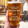 Personalisiertes Bierglas – Personalisierte Weihnachts- Und Geburtstagsgeschenke Für Den Bruder – Immer Eine Starke Bindung