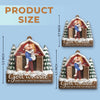 Personalisiertes Acryl Ornament - Personalisiertes Jubiläums-weihnachts-hochzeitsgeschenk Für Mann Und Frau, Sie Und Ihn - Du Bist Mein Erhörtes Gebet