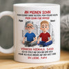 Benutzerdefinierte Tasse – Personalisierte Geburtstagsgeschenke Für Mama, Papa, Sohn – Immer Ihr Kleines Mädchen, Für Immer Meine Größte Liebe
