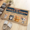 Individuelle Dekomatte Für Zuhause – Personalisierte Geburtstagsgeschenke Für Katzenliebhaber, Katzenmama Und Katzenpapa – Katzen Planen Flucht
