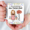 Personalisierte Tasse - Personalisierte Bücher Geschenke Für Buchliebhaber, Bücherwürmer, Leser - Nur Ein Mädchen, Das Die Welt Der Bücher Erkundet