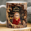 Personalisierte Tasse - Personalisierte Bücher Geschenke Für Buchliebhaber, Bücherwürmer, Leser - Nur Ein Mädchen, Das Die Schönheit Der Literatur Schätzt