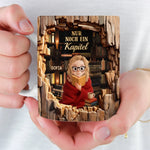 Personalisierte Tasse - Personalisierte Bücher Geschenke Für Buchliebhaber, Bücherwürmer, Leser - Nur Ein Mädchen, Das Die Schönheit Der Literatur Schätzt