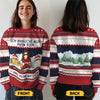 Individuell Gestaltetes Unisex Sweatshirt – Personalisierte Weihnachts- Und Geburtstagsgeschenke Für Katzenliebhaber Und Katzeneltern – Ich Brauche Nur Mein Bier Und Meine Katzen