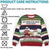 Individuell Gestaltetes Unisex Sweatshirt – Personalisierte Weihnachts- Und Geburtstagsgeschenke Für Katzenliebhaber Und Katzeneltern – Ich Brauche Nur Mein Bier Und Meine Katzen