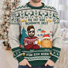 Benutzerdefiniertes Unisex Hässliches Sweatshirt – Personalisierte Weihnachts- Und Geburtstagsgeschenke Für Hunde- Und Katzenliebhaber, Hundeeltern Und Katzenbesitzer – Es Ist Die Schönste Zeit Für Ein Bier