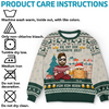 Benutzerdefiniertes Unisex Hässliches Sweatshirt – Personalisierte Weihnachts- Und Geburtstagsgeschenke Für Hunde- Und Katzenliebhaber, Hundeeltern Und Katzenbesitzer – Es Ist Die Schönste Zeit Für Ein Bier