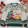 Benutzerdefiniertes Unisex Hässliches Sweatshirt – Personalisierte Weihnachts- Und Geburtstagsgeschenke Für Hunde- Und Katzenliebhaber, Hundeeltern Und Katzenbesitzer – Es Ist Die Schönste Zeit Für Ein Bier
