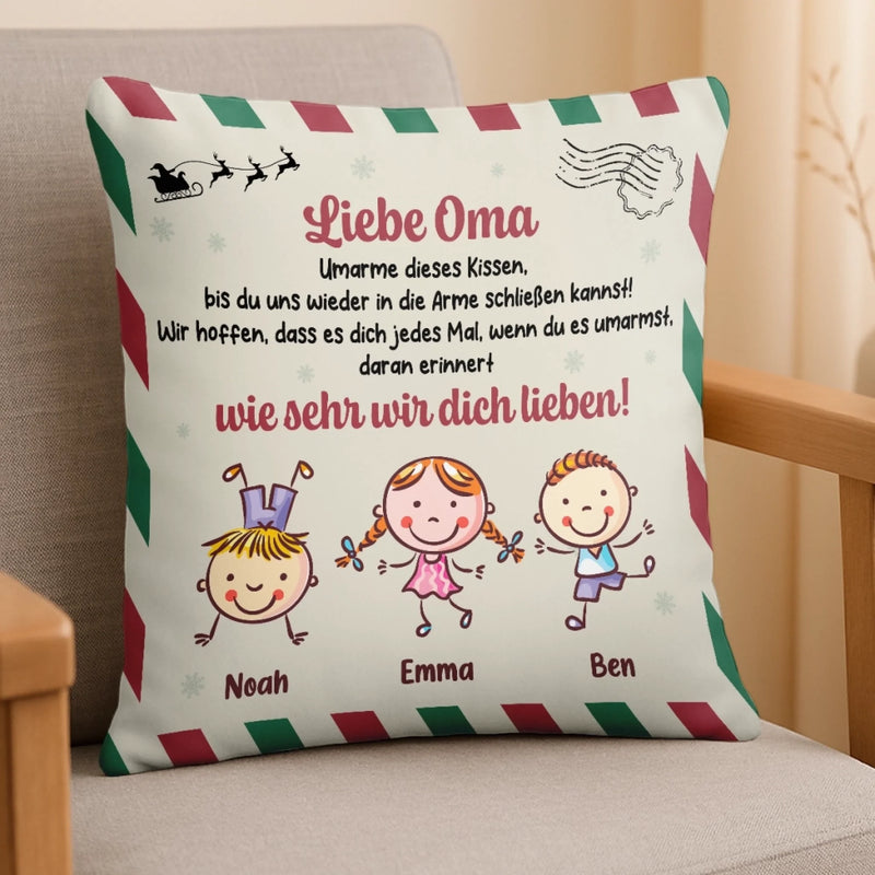 Personalisiertes Taschenkissen - Personalisierte Weihnachts- Und Geburtstagsgeschenke Für Mama Und Oma – Freude In Der Familie