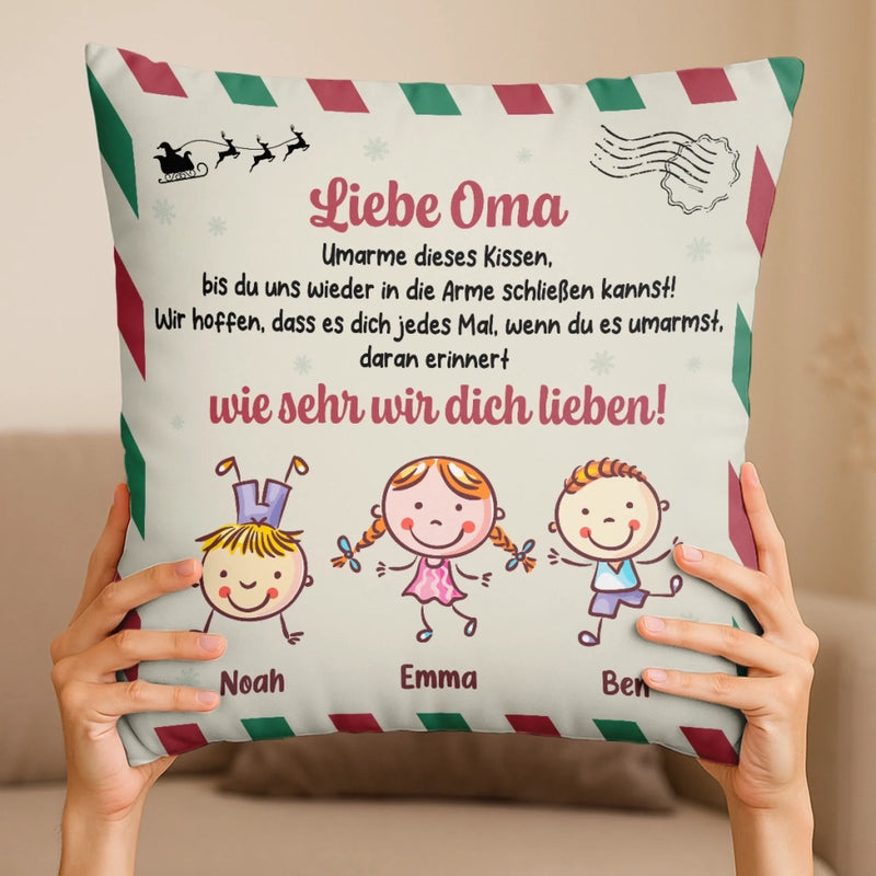 Personalisiertes Taschenkissen - Personalisierte Weihnachts- Und Geburtstagsgeschenke Für Mama Und Oma – Freude In Der Familie