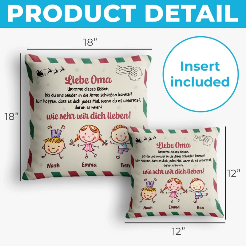 Personalisiertes Taschenkissen - Personalisierte Weihnachts- Und Geburtstagsgeschenke Für Mama Und Oma – Freude In Der Familie