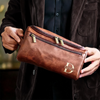 Individuell Gravierte Leder-kulturtasche – Personalisierte Geburtstagsgeschenke Für Papa, Bruder, Opa, Ehemann – Für Den Mann, Der Immer Unterwegs Ist