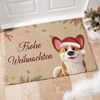 Personalisierte Deko-Matte – Perfektes Weihnachts- oder Geburtstagsgeschenk für Hundefans, Hunde-Mamas und -papas – Merry Woofmas, du schmutziger Mensch