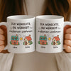 Personalisierte Tasse – Personalisierte Geburtstagsgeschenke Für Beste Freundinnen, Frauen, Schwestern, BFF – Ich Wünschte, Du Würdest Nebenan Wohnen