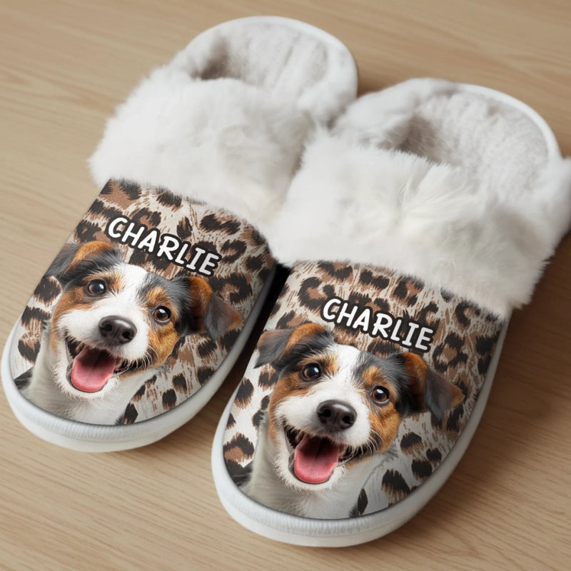 Personalisierte Foto Pantoffeln Mit Fellfutter – Individuelle Weihnachts- Und Geburtstagsgeschenke Für Hunde- Und Katzenliebhaber, Hundeeltern Und Katzenbesitzer – Mein Bestes Pfotenleben