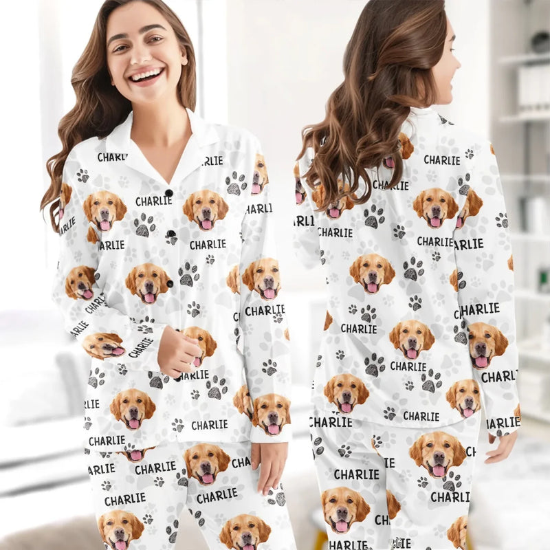 Pyjamas Mit Foto – Personalisierte Weihnachts- Und Geburtstagsgeschenke Für Hunde- Und Katzenliebhaber, Hundeeltern Und Katzenbesitzer – Mein Bester Freund Hat Vier Pfoten
