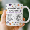Personalisierte Tasse – Personalisierte Geburtstagsgeschenke Für Beste Freundinnen, Frauen, Schwestern, BFF – Ich Wünschte, Du Lebtest Nur Einen Schritt Entfernt