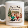 Personalisierte Tasse – Personalisierte Weihnachts- und Geburtstagsgeschenke für Familie, Katzenliebhaber - Du Und Ich Und Die Katze