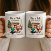 Personalisierte Tasse – Personalisierte Weihnachts- und Geburtstagsgeschenke für Familie, Katzenliebhaber - Du Und Ich Und Die Katze