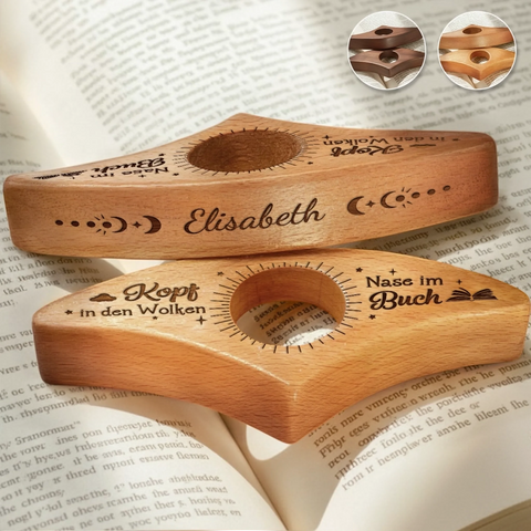 Personalisierte Buchstützen - Weihnachtsgeschenke Für Buchliebhaber, Bücherwürmer, Leser - Bücher Haben Mir Gezeigt, Wie Man Lebendig Träumt