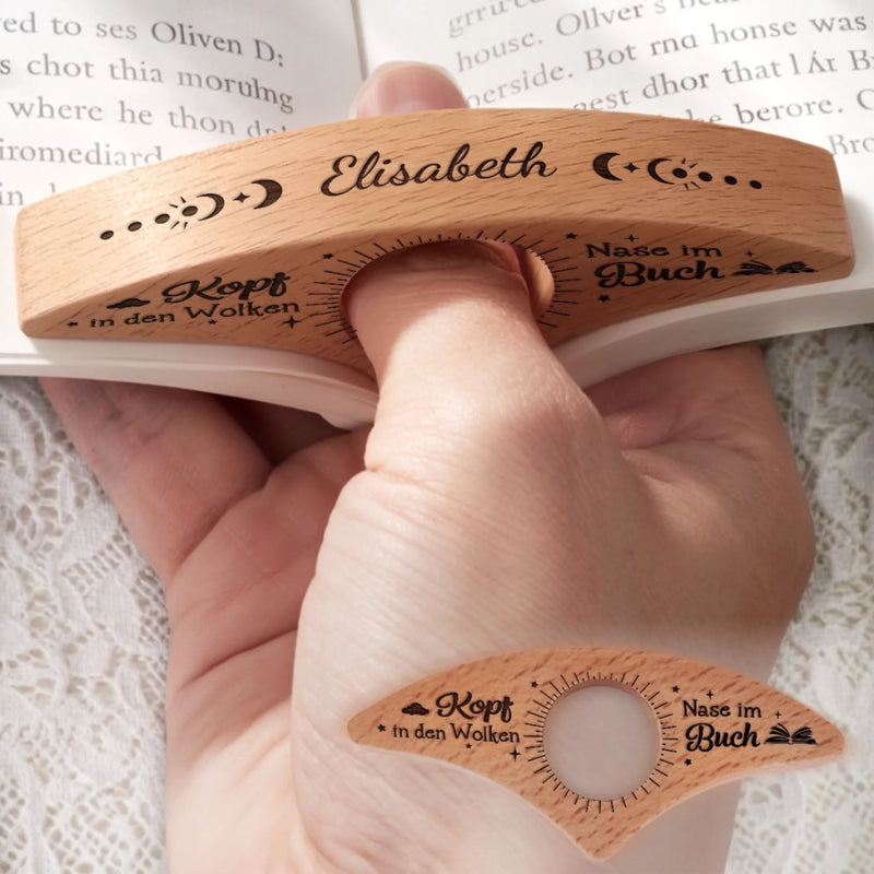 Personalisierte Buchstützen - Weihnachtsgeschenke Für Buchliebhaber, Bücherwürmer, Leser - Bücher Haben Mir Gezeigt, Wie Man Lebendig Träumt