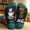 Personalisierte Socken – Geschenke für Bücherliebhaber, Leseratten und Leser – Leseratte Macht Pause