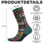 Personalisierte Socken – Geschenke für Bücherliebhaber, Leseratten und Leser – Leseratte Macht Pause