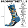 Personalisierte Crew-Socken – Personalisierte Buch-Geschenke für Bücherliebhaber, Leseratten und Vielleser – Leseratte in der Pause