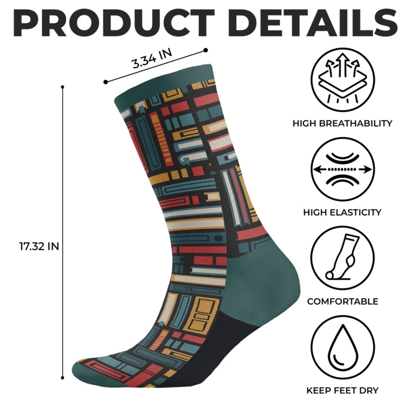 Personalisierte Socken – Geschenke für Bücherliebhaber, Leseratten und Leser – Pssst... Ich Lese
