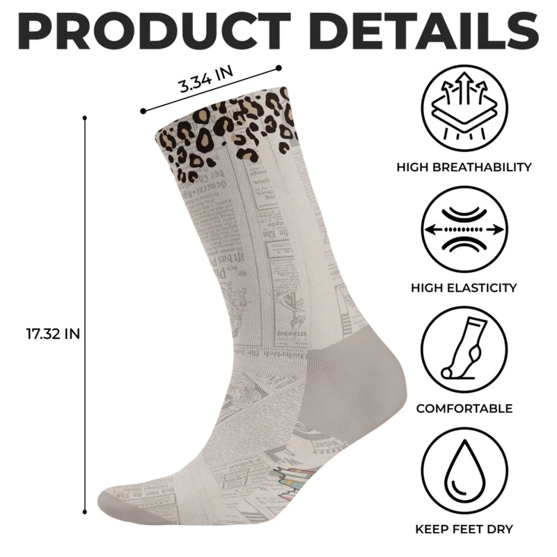 Personalisierte Crew-Socken – Personalisierte Buch-Geschenke für Bücherliebhaber, Leseratten und Vielleser - Mein Bestes Buchleben Leben